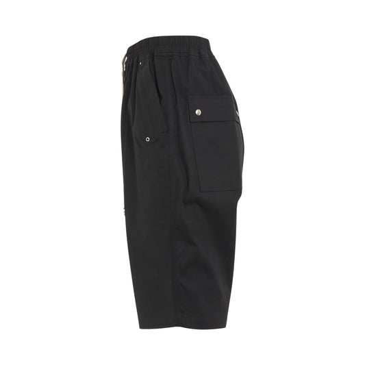 Ricks Belas Woven Shorts in Black