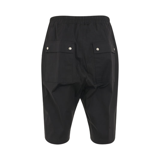 Ricks Belas Woven Shorts in Black