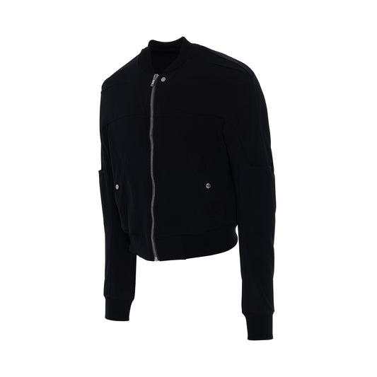 Geth Jogger Jacket in Black