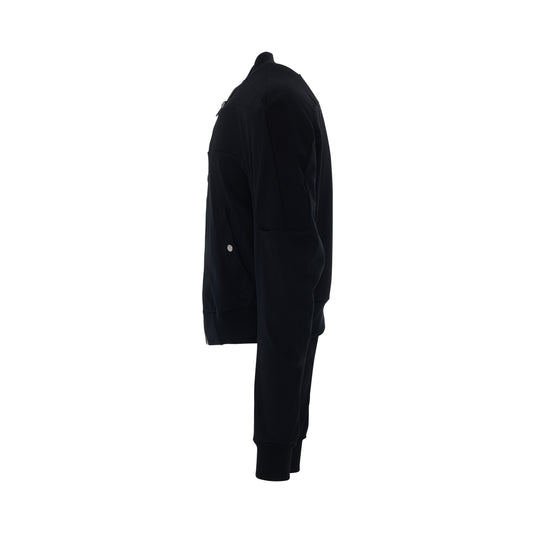 Geth Jogger Jacket in Black