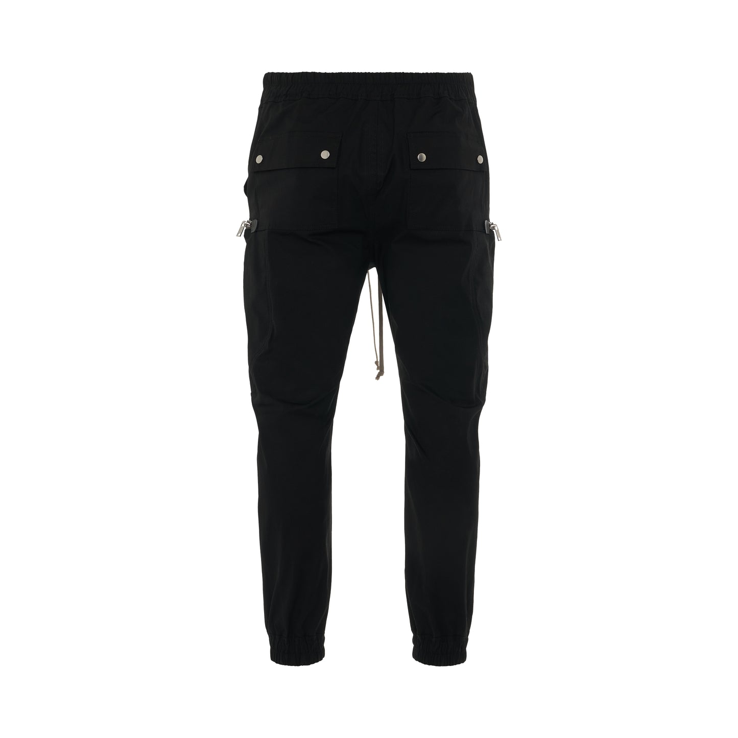 Bauhaus Cargo Pants with Zips in Black