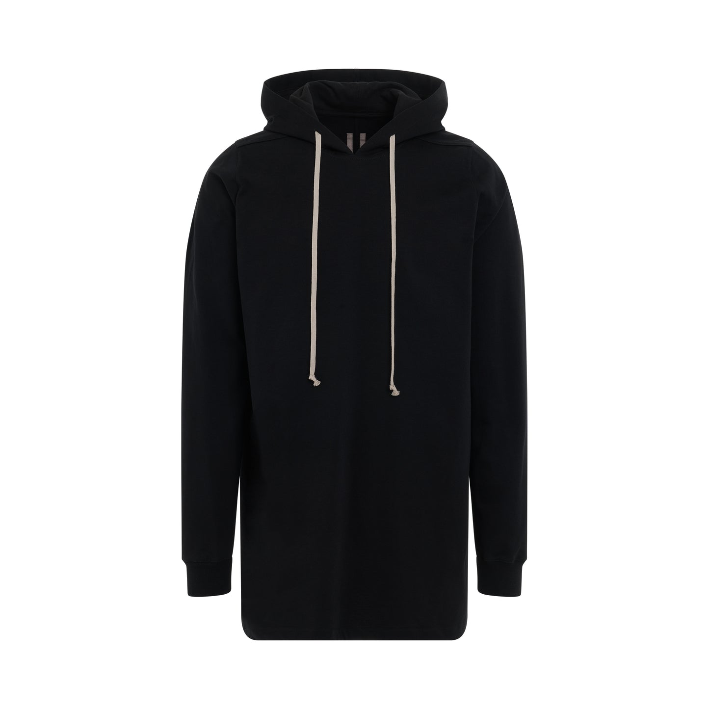 Knit Hoodie T-Shirt in Black