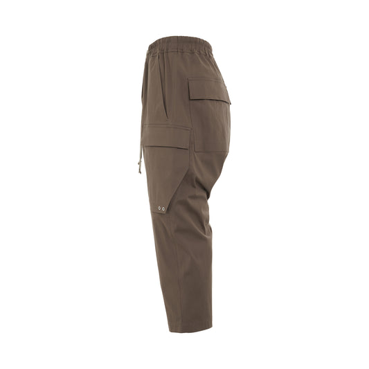 Woven Cargo Cropped Pants in Dust