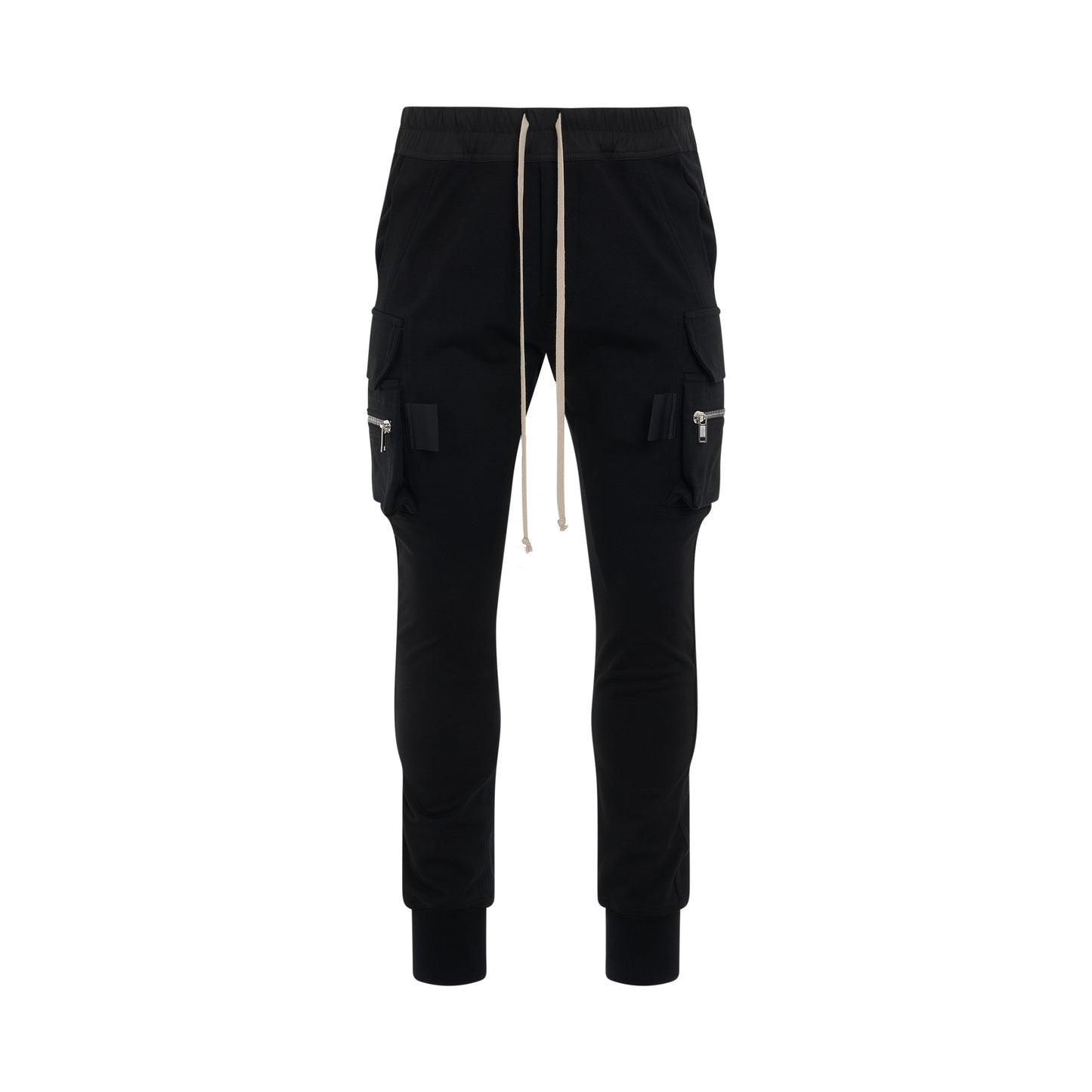 Knit Cargo Pants in Black