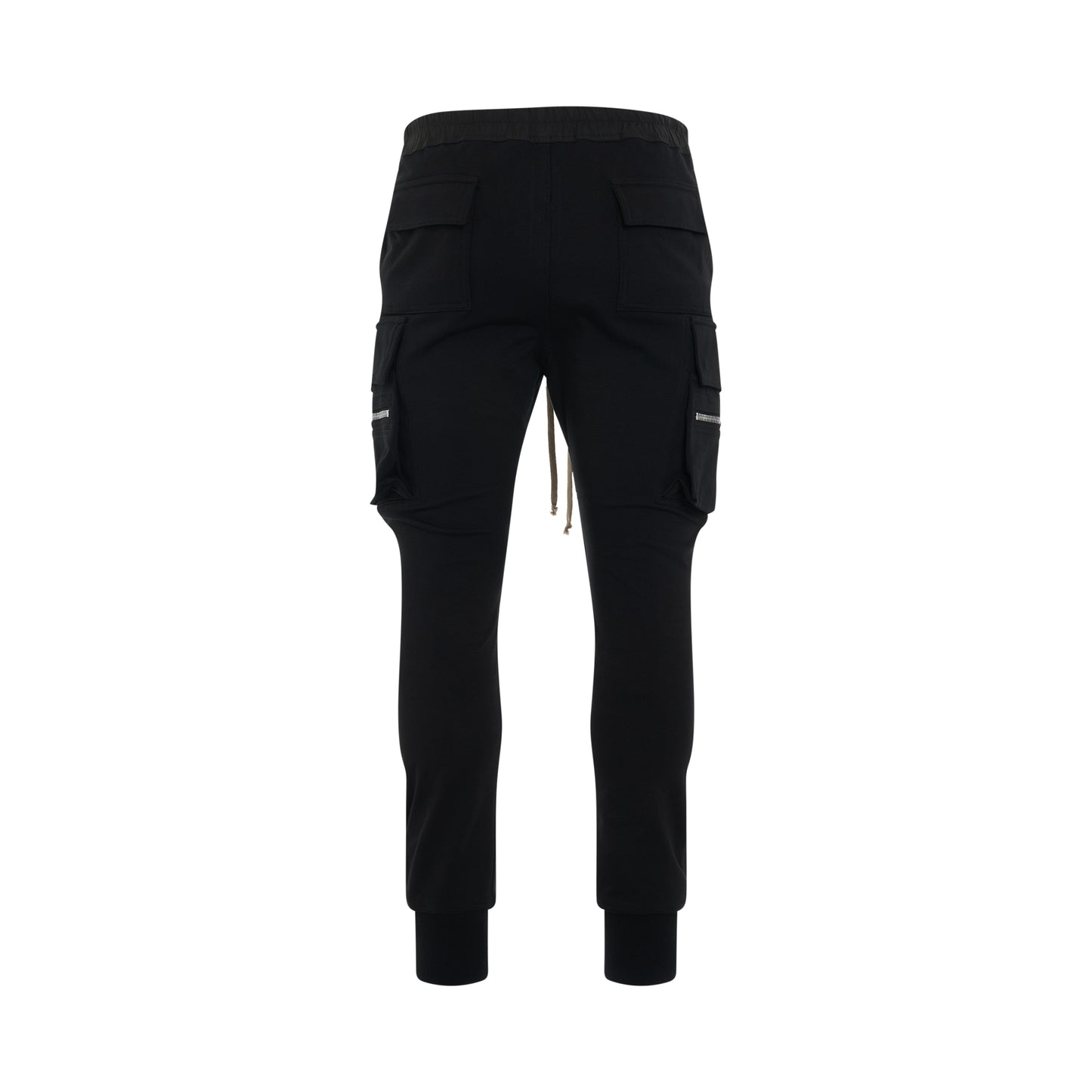 Knit Cargo Pants in Black