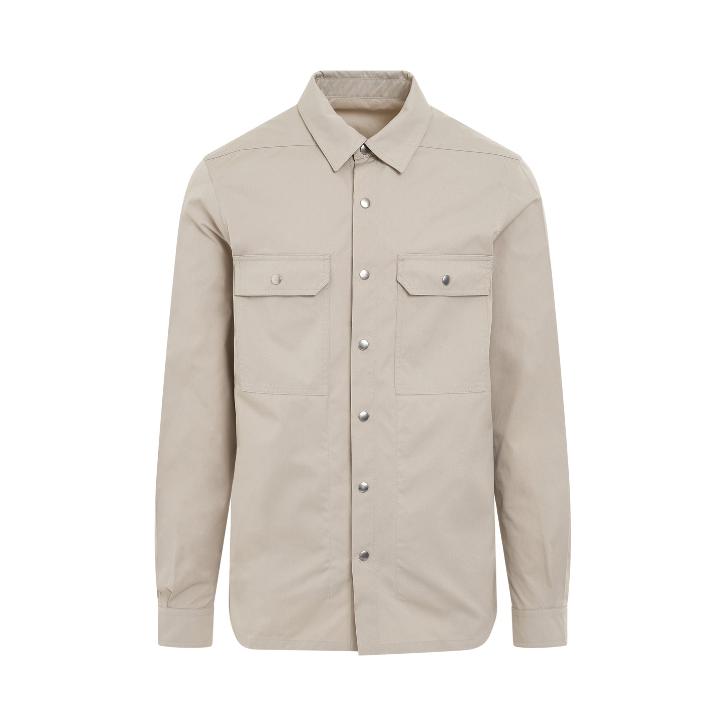 Woven Outershirt Jacket in Pearl