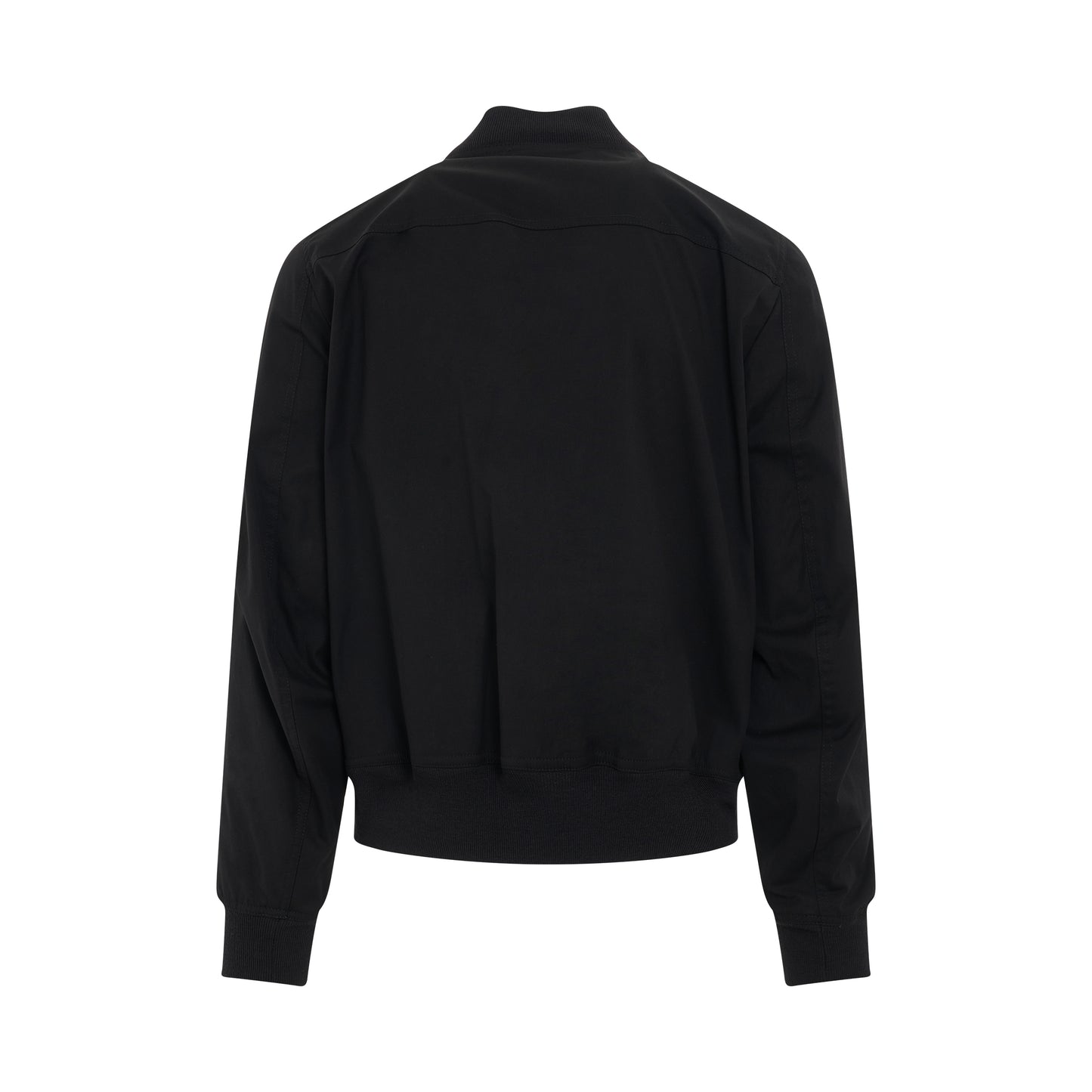 Bauhaus Flight Woven Bomber Jacket in Black