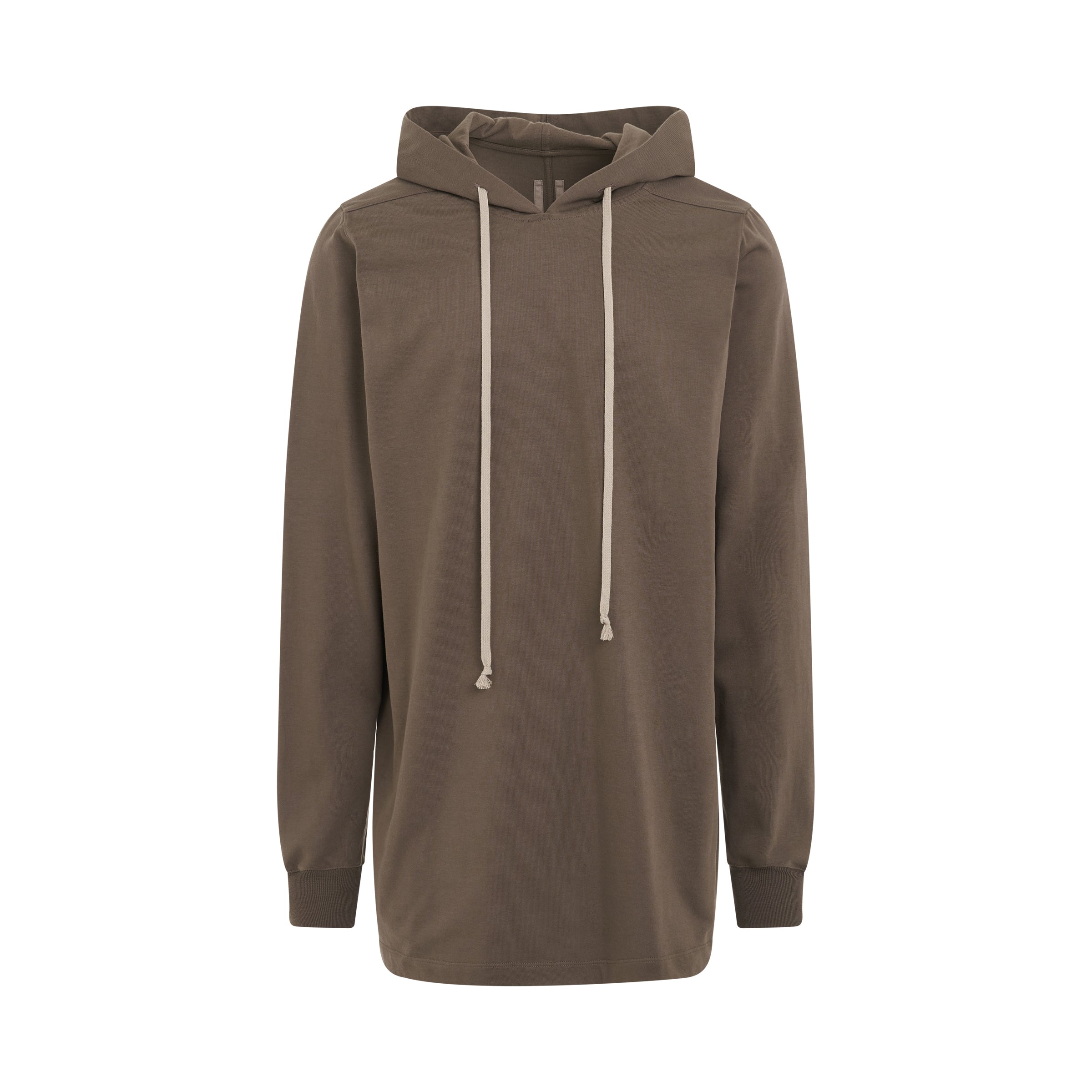 Long Knit Hoodie in Dust