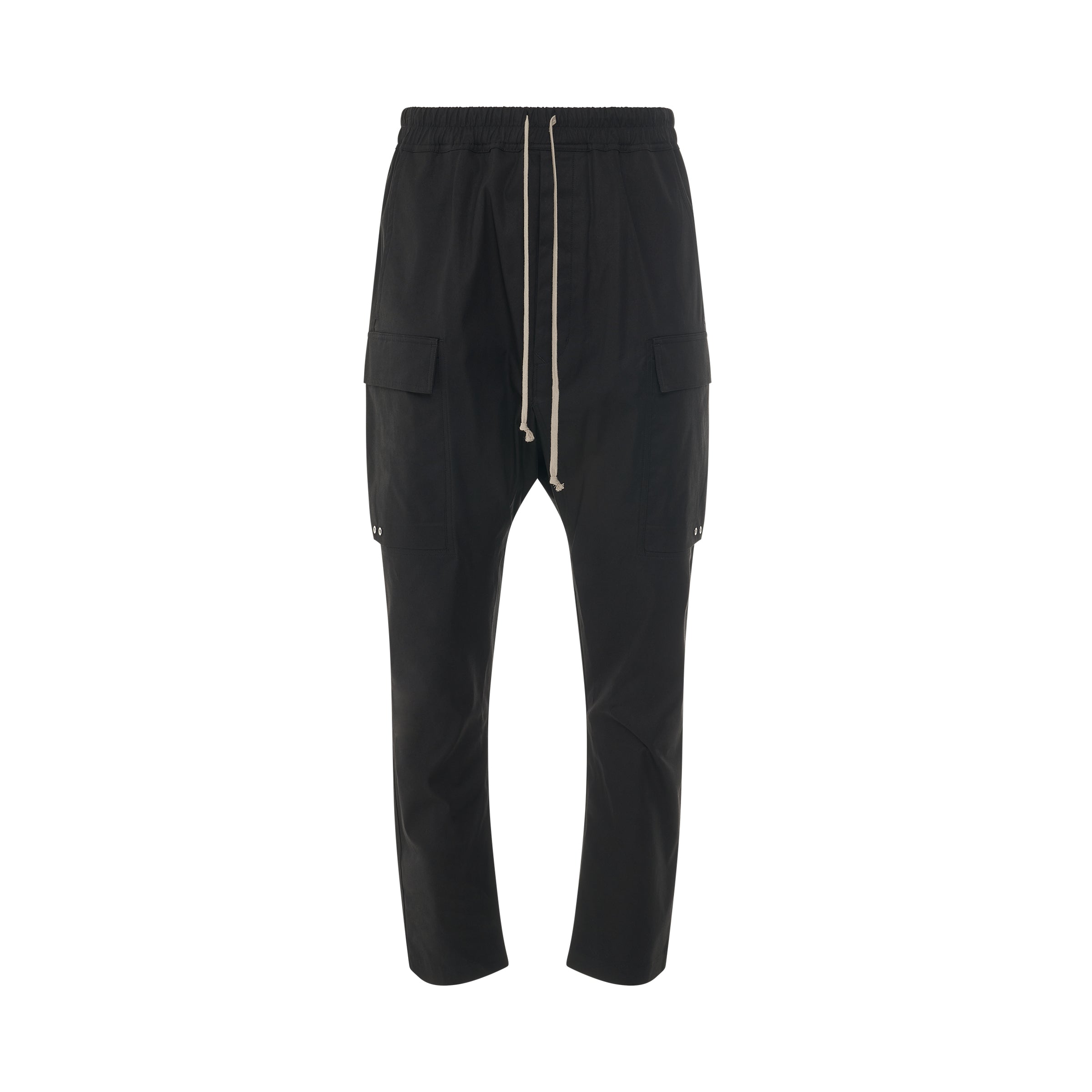 RICK OWENS Cargo Long Woven Pants in Black – MARAIS