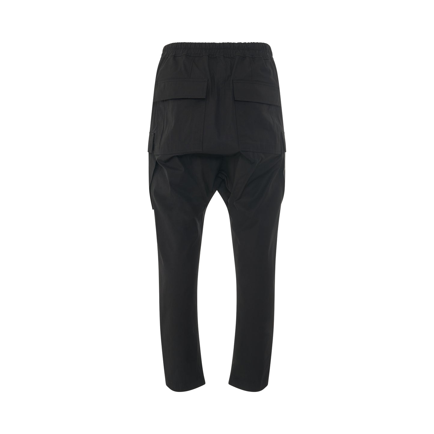 Cargo Long Woven Pants in Black