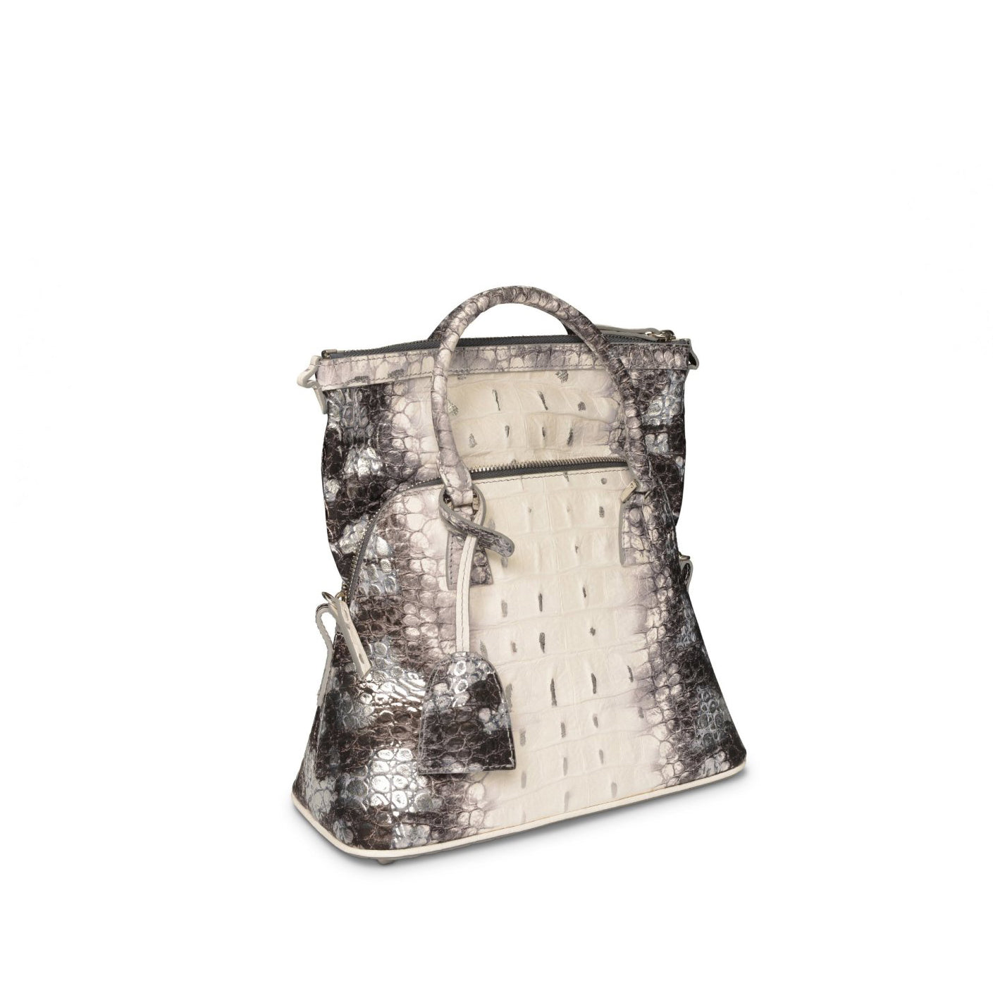 Mini 5Ac Tote Bag in White/Silver