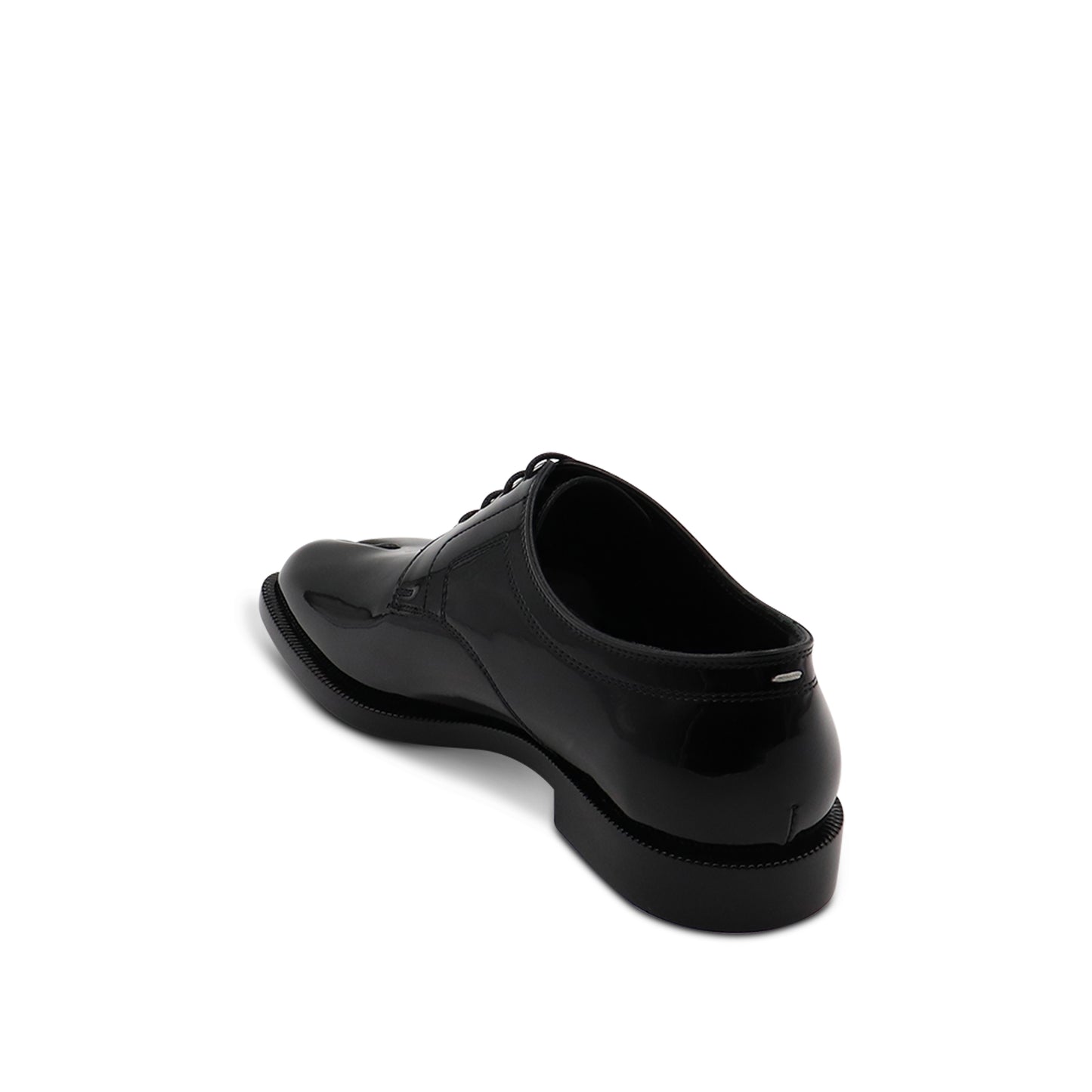 Tabi Lace-ups Shoes in Shine Black