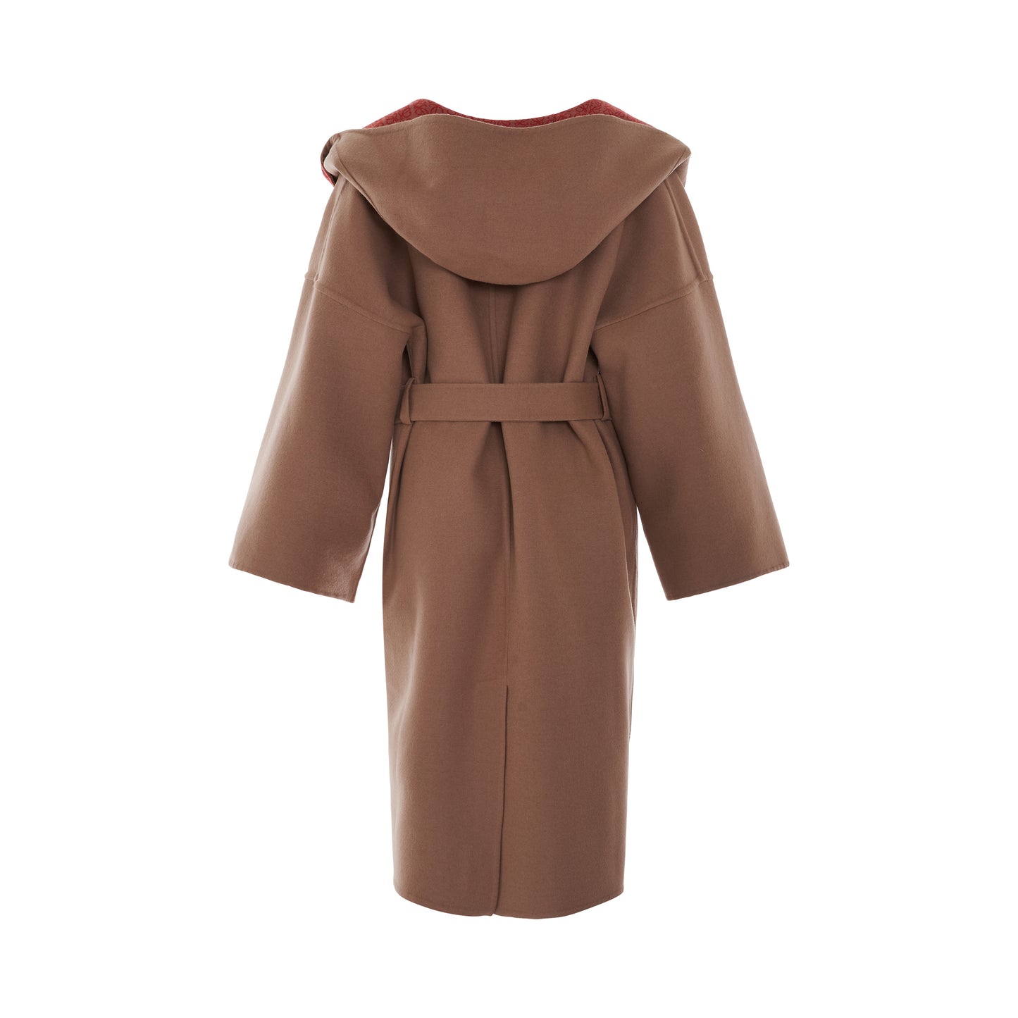 Anagram Hooded Coat in Warm Desert