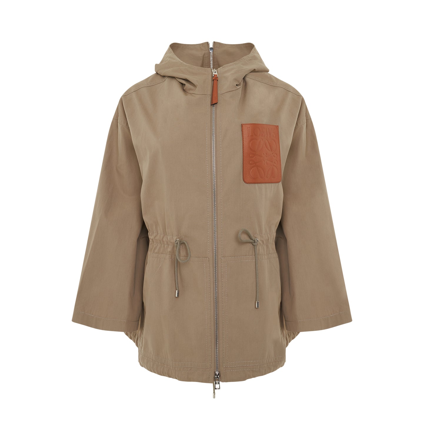 Hooded Jacket in Sandstone