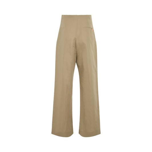 Wide Leg Trousers in Coriander