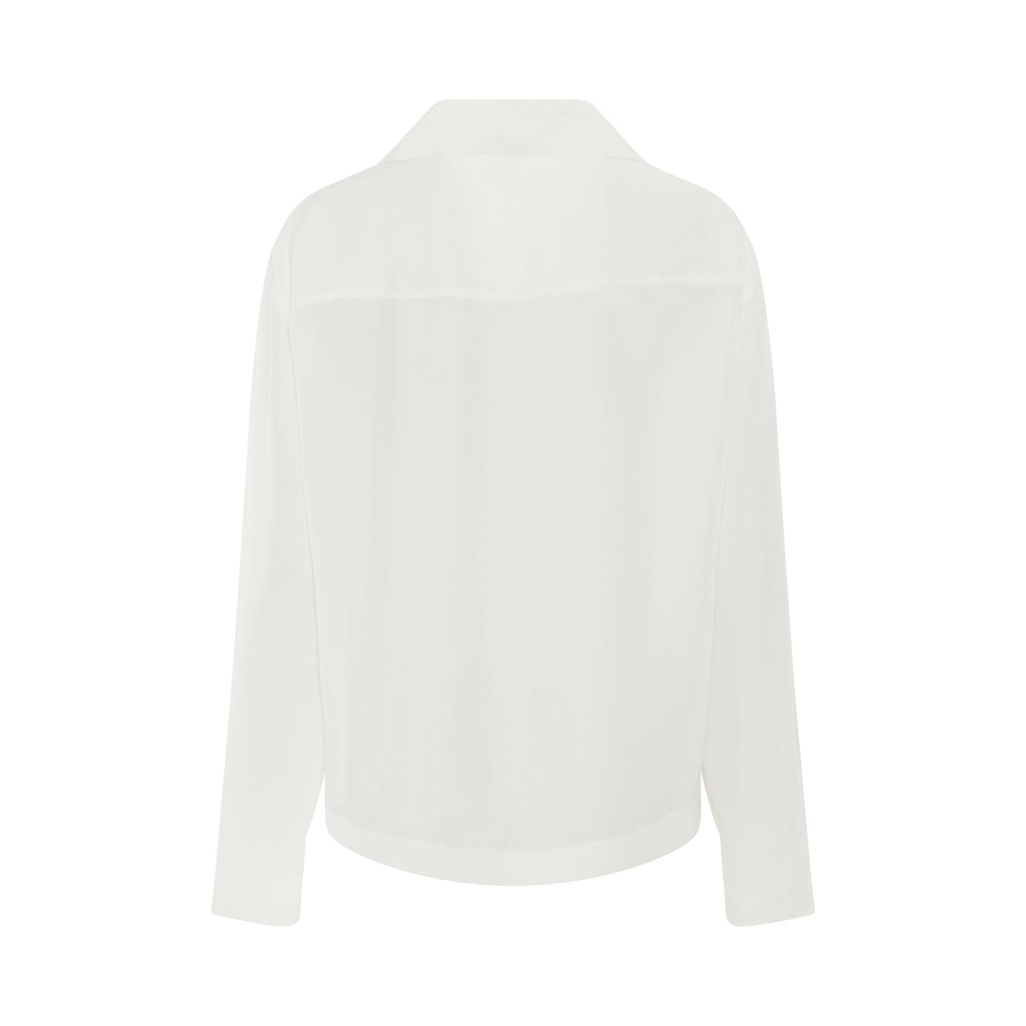 Anagram Pyjama Silk Blouse in Ivory