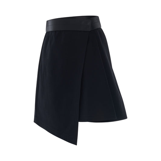 Trap Mini Skirt in Black