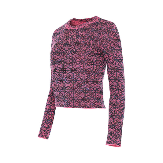 Logo Anagram Sweater in Pink