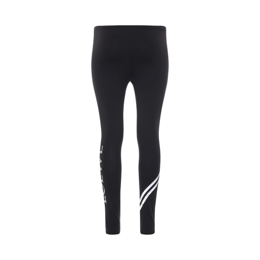 Logo Polyamide Leggings in Black