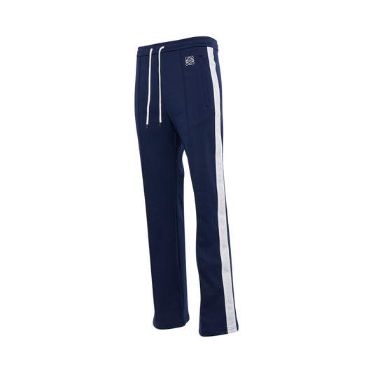 Technical Jersey Tracksuit Trousers in Marine