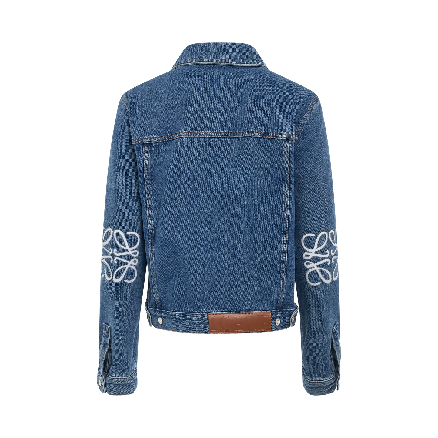 Anagram Jacket in Mid Blue Denim