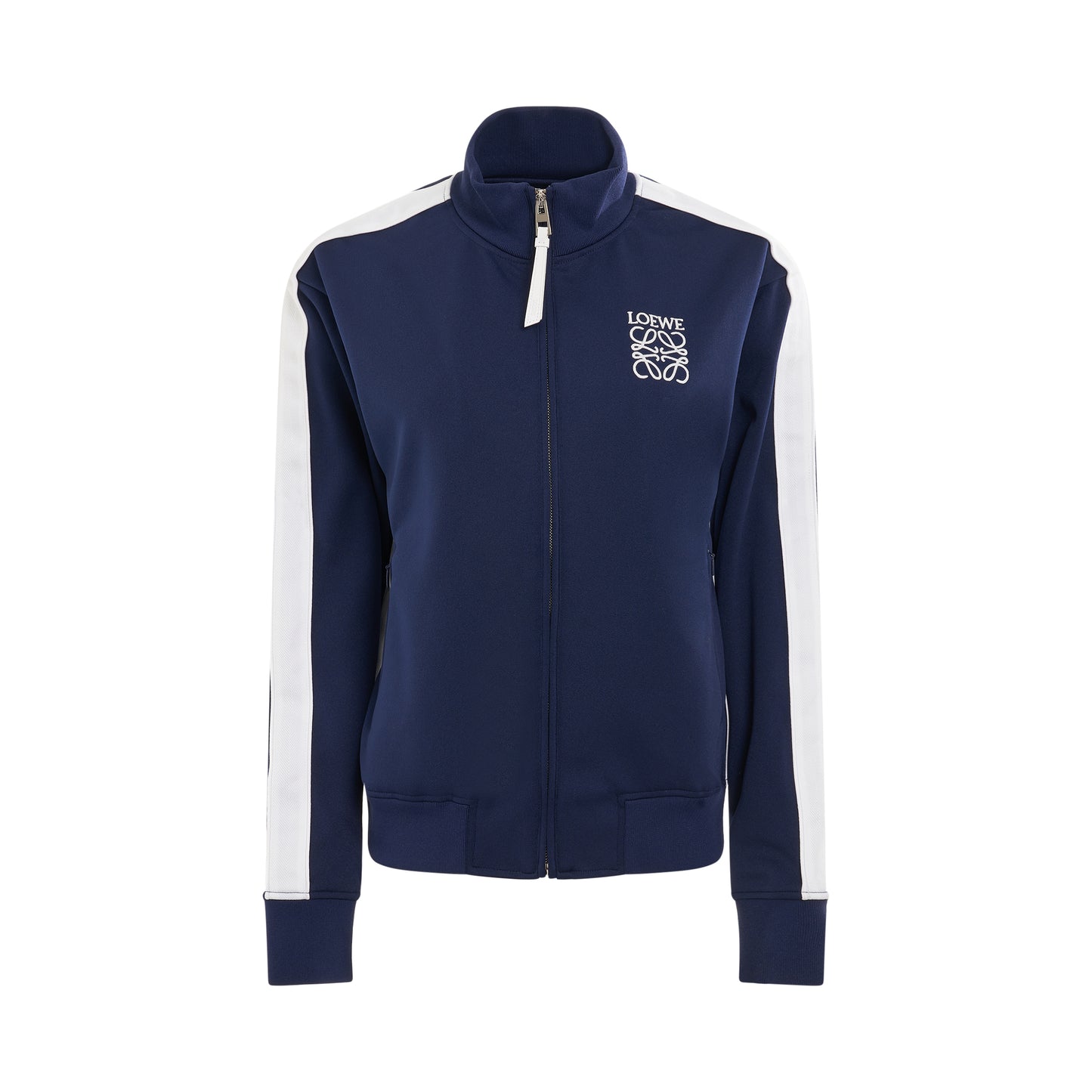 Technical Jersey Tracksuit Jacket in Marine