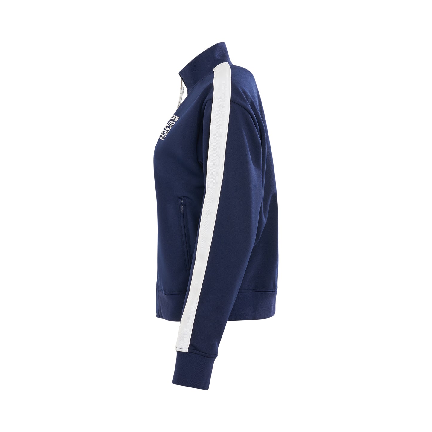 Technical Jersey Tracksuit Jacket in Marine