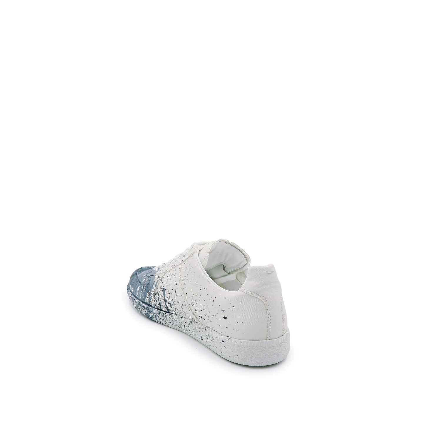 Replica Paint Drop Sneaker in White Mix