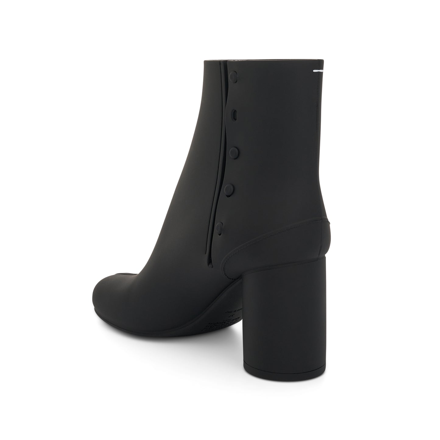 Tabi Rubber Ankle Boots in Black