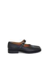 Maison Margiela Tabi Mary Janes with Strap in Black
