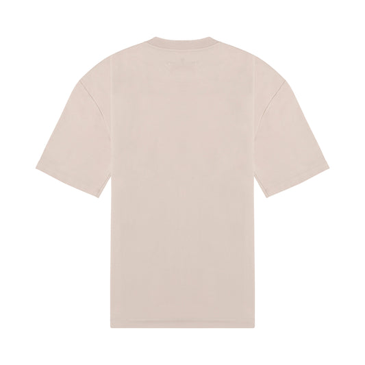 Distressed Oversize T-Shirt in Sand