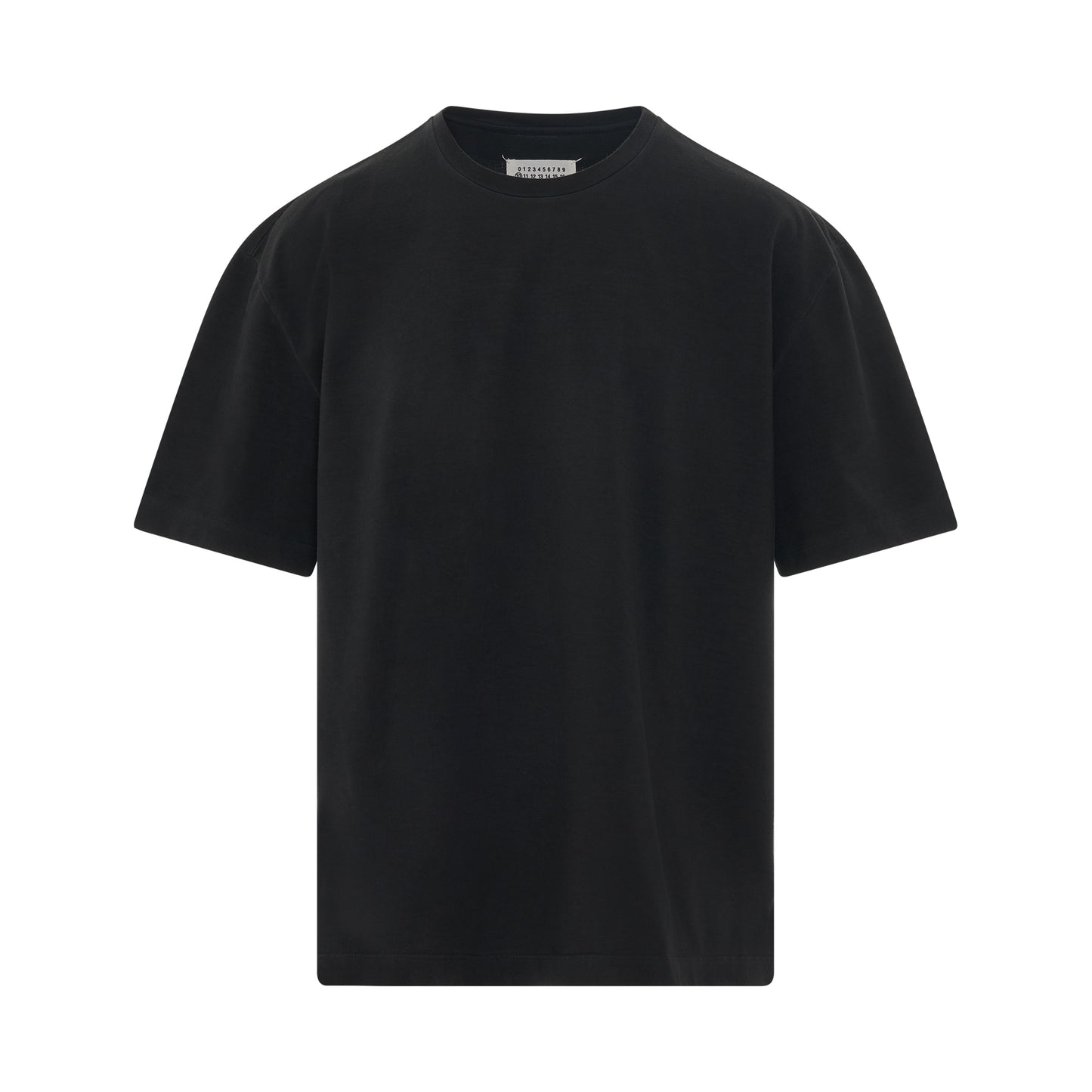 Oversize Four Stitch T-Shirt in Anthracite