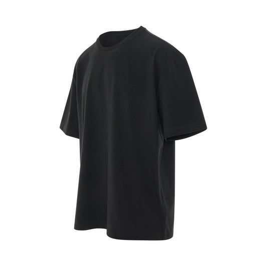 Oversize Four Stitch T-Shirt in Anthracite