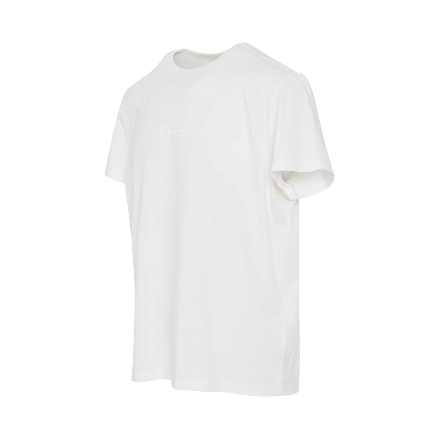 Reverse Logo T-Shirt in Off White