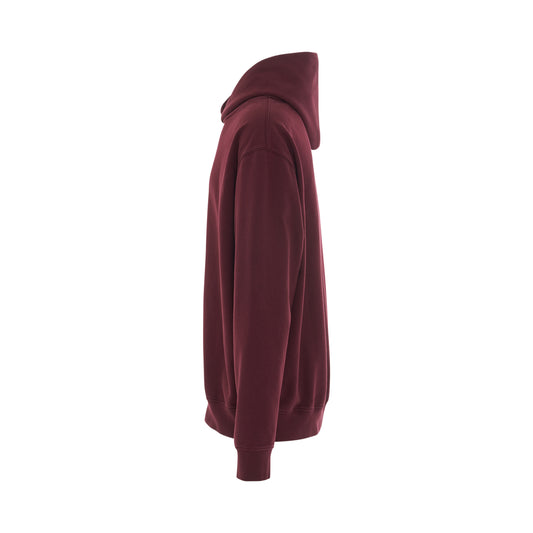 Oversized Hoodie in Burgundy