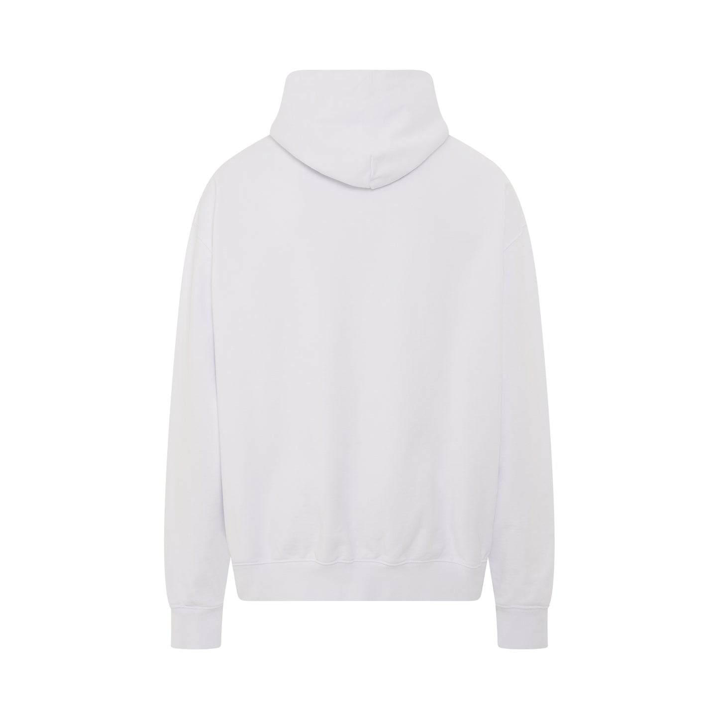 Scattered Numeric Logo Hoodie in White