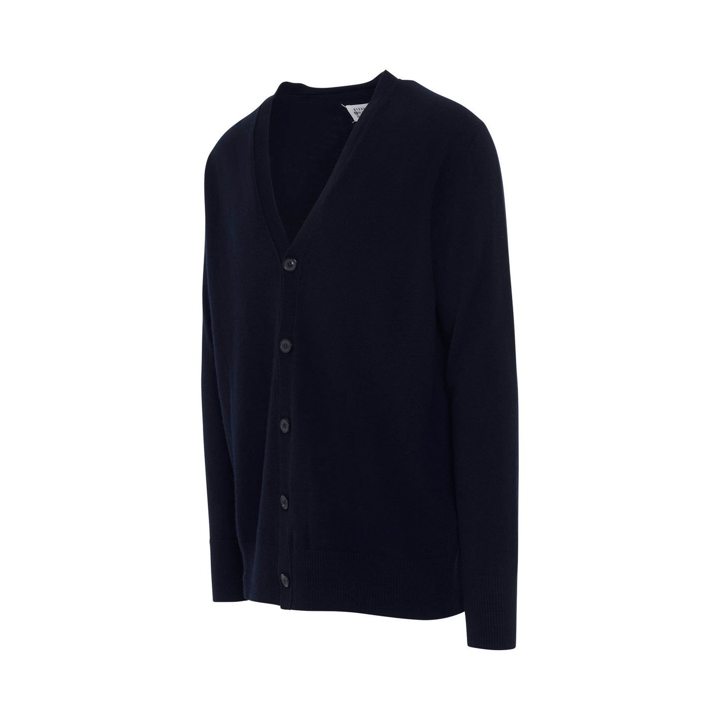 Long Sleeve Knit Pullover in Navy