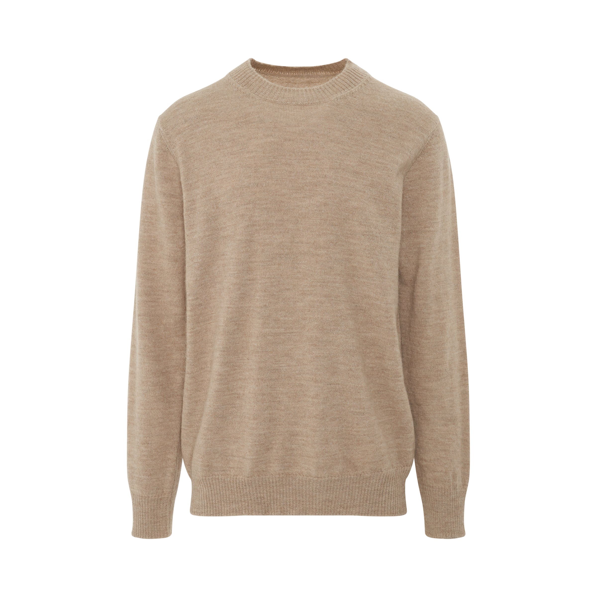 Wool and Alpaca Sweater in Beige