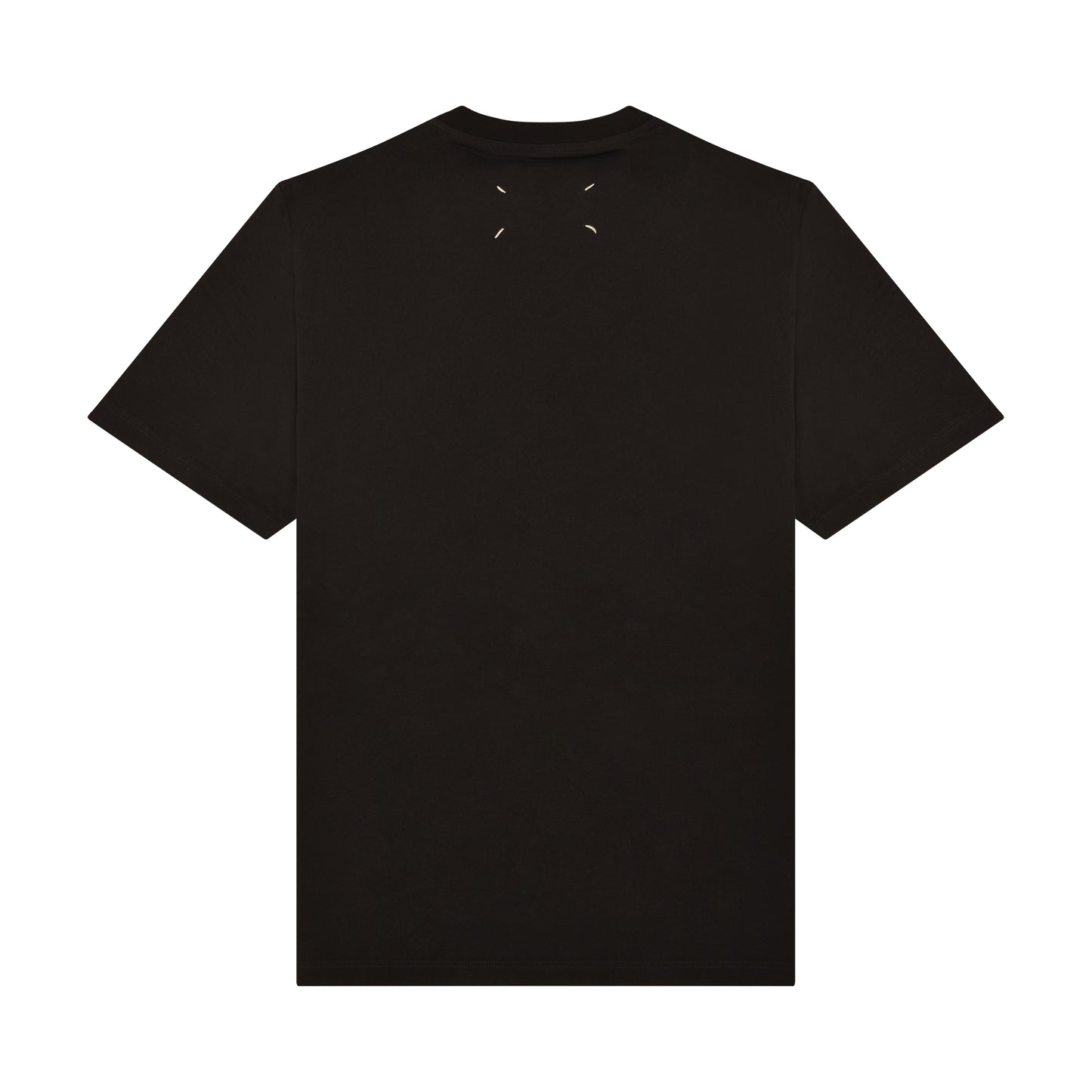 Maison Margiela Logo Print T-Shirts in Black