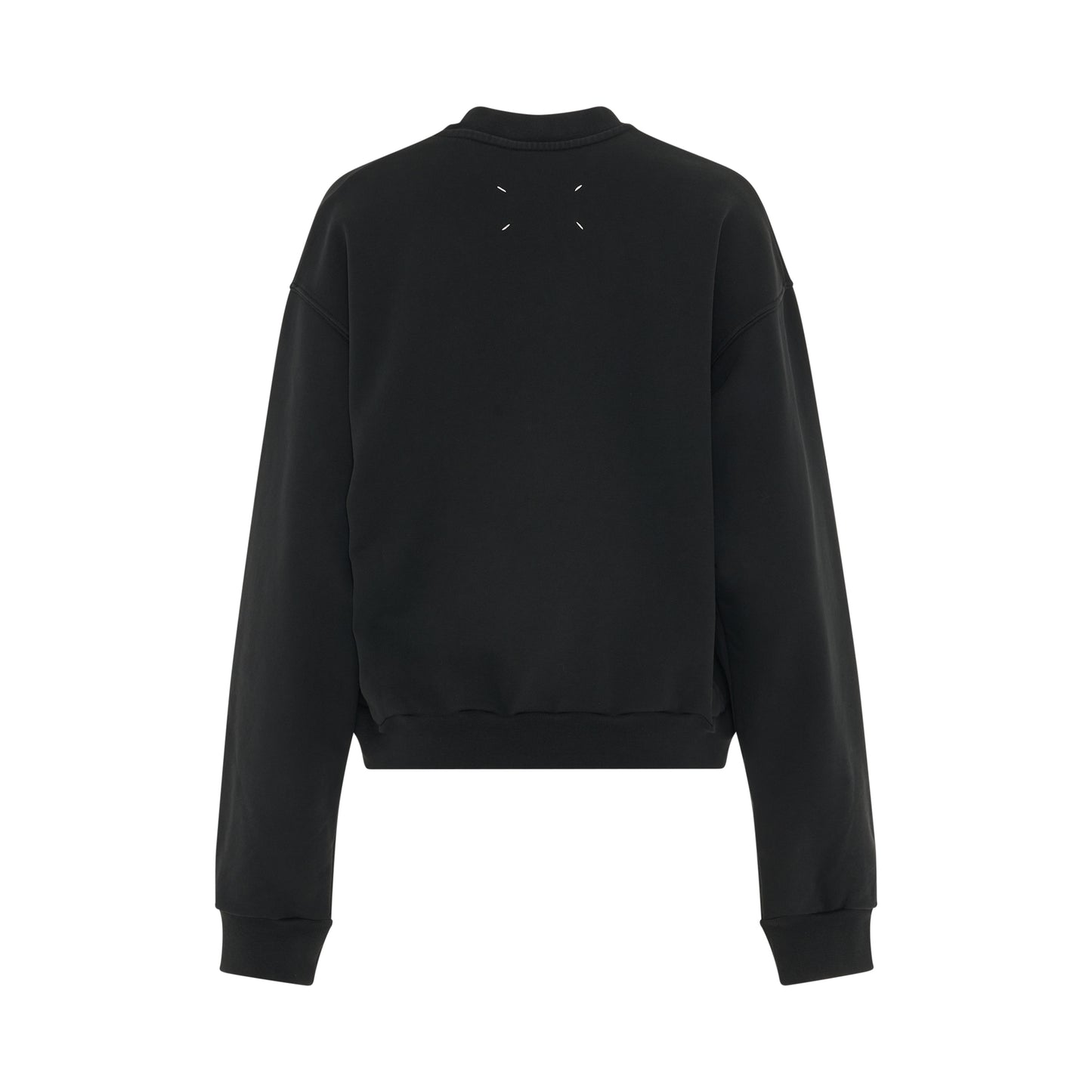 Scattered Numeric Logo Sweatshirt in Black