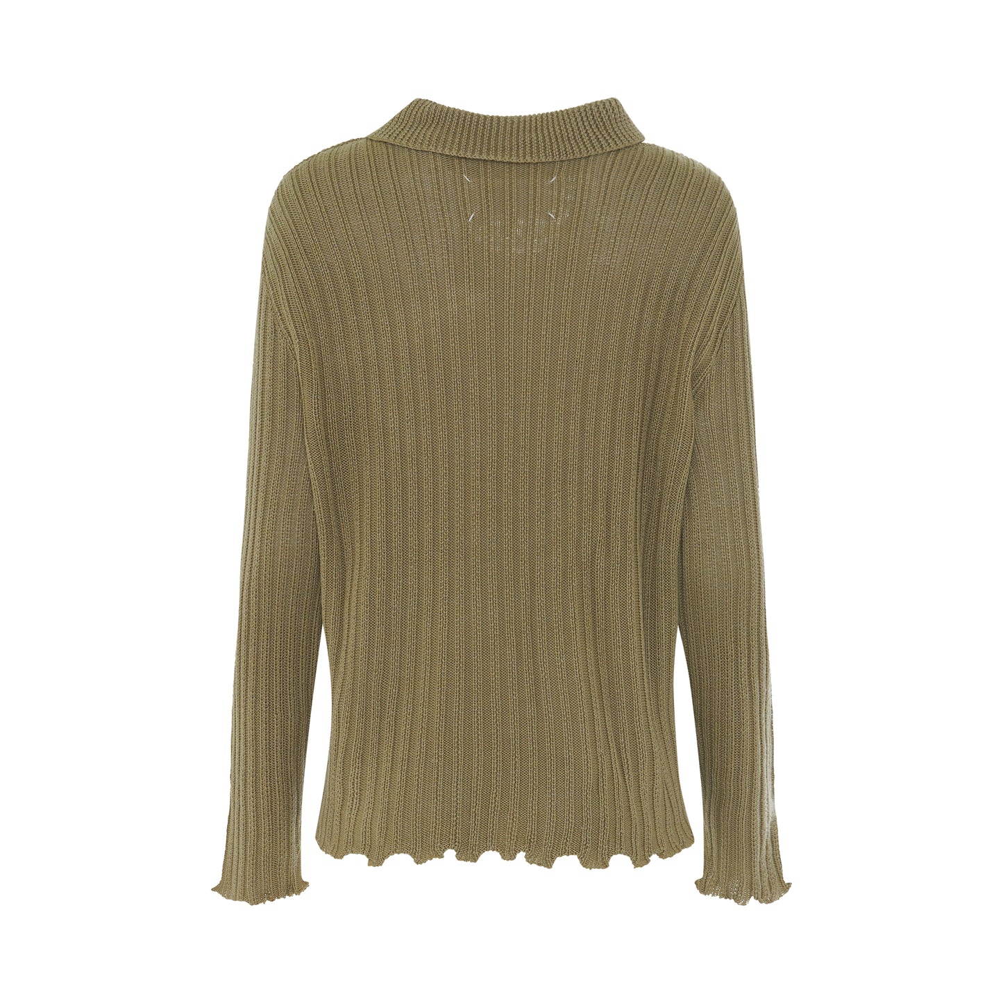 Knitted Long Sleeve Loose Pullover in Pistachio