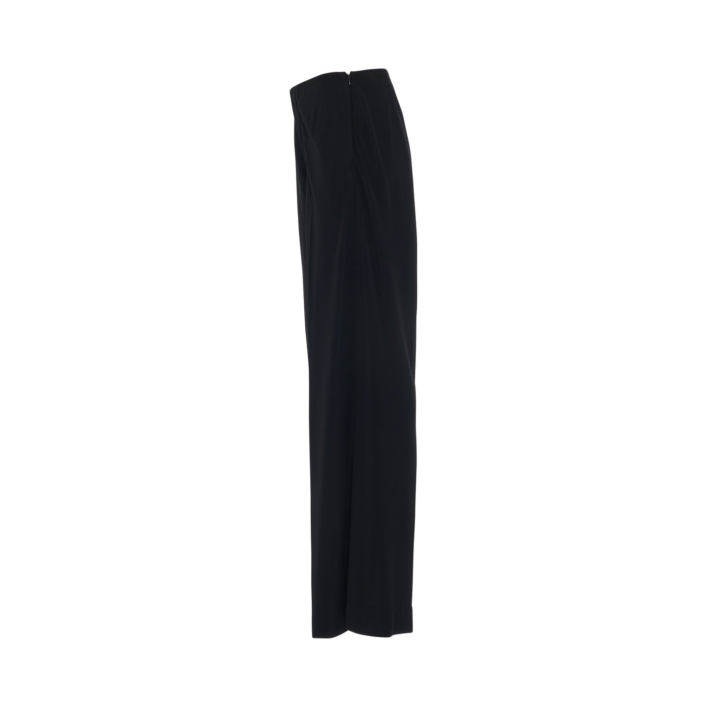 Long Straight Pants in Black
