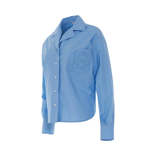 Anagram Pyjama Blouse in Sky Blue