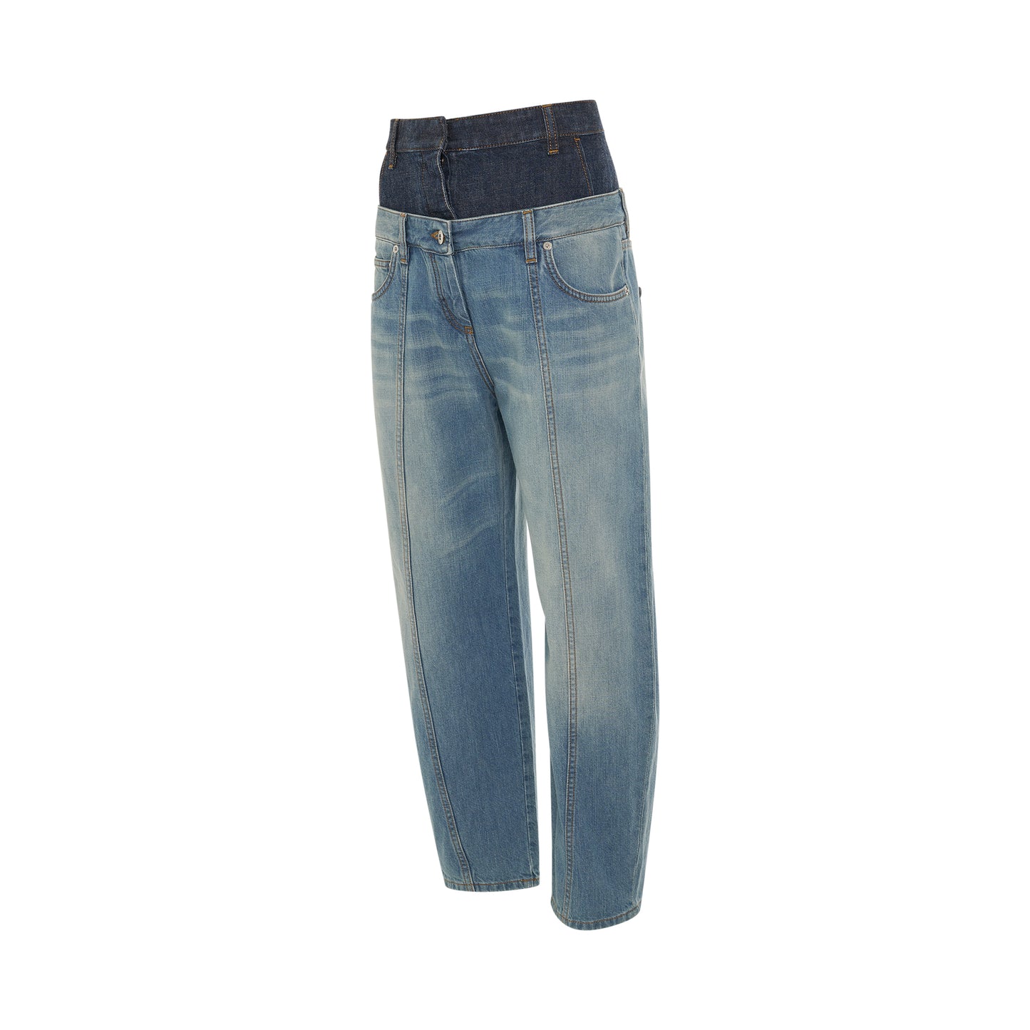 Trompe L'oeil Jeans in Blue Denim