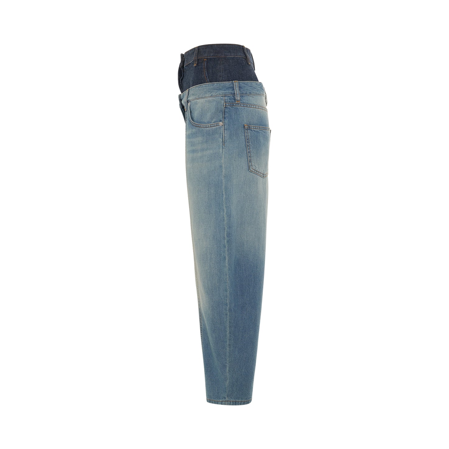 Trompe L'oeil Jeans in Blue Denim