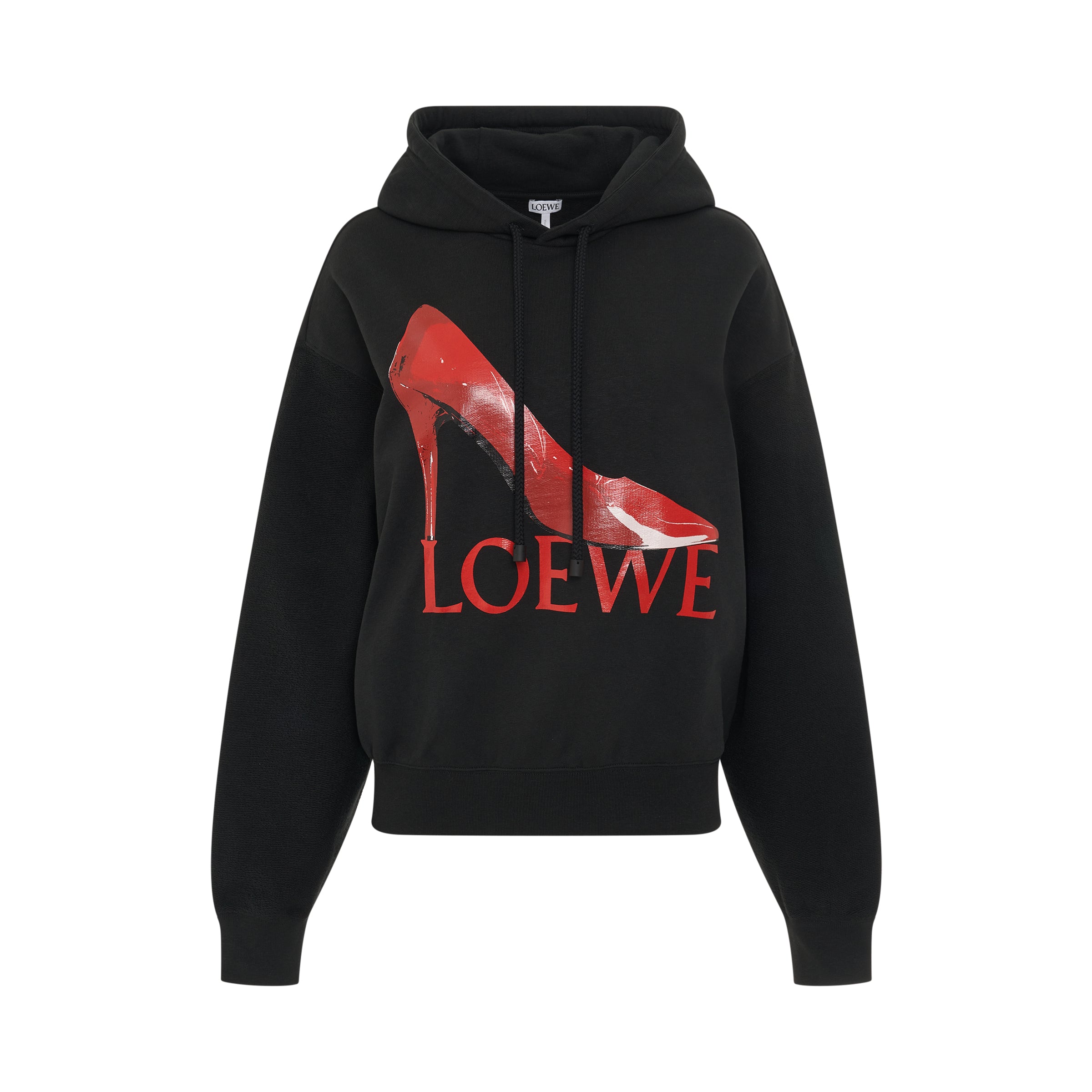 Pump Hoodie in Black/Red