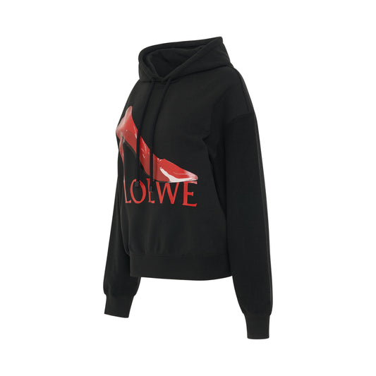 Pump Hoodie in Black/Red