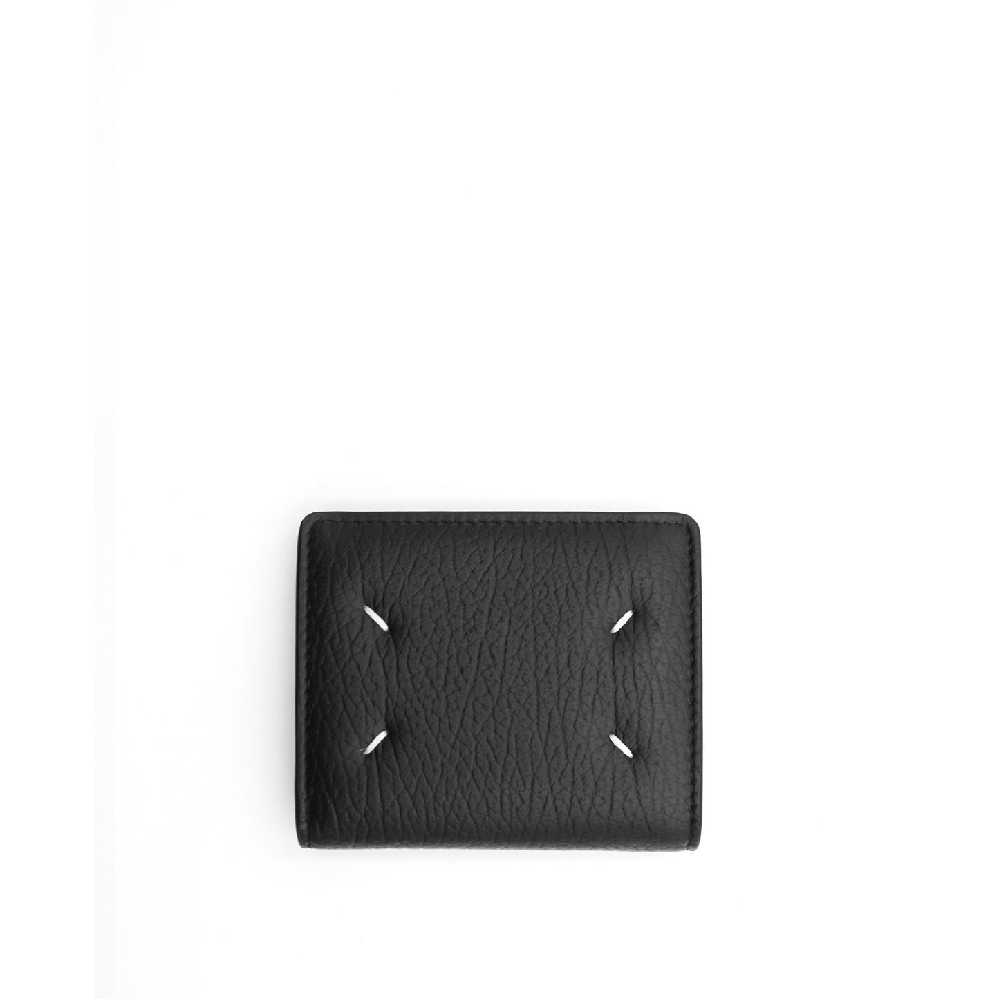 Four Stitch Bifold Wallet in Black