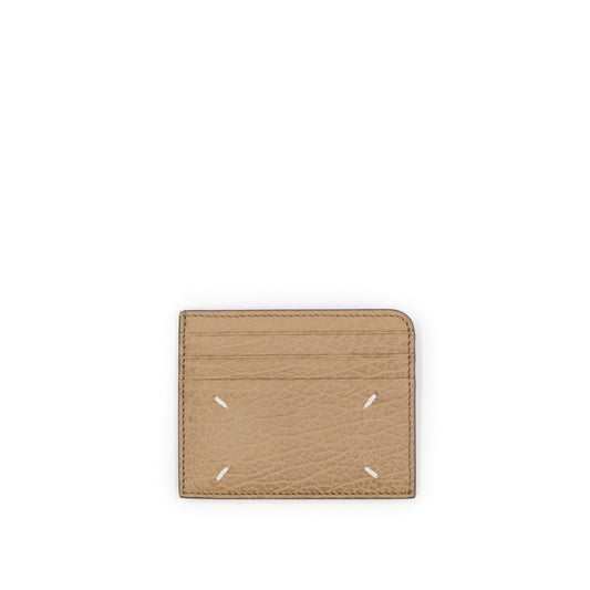 Four Stitch Cardholder in Camel