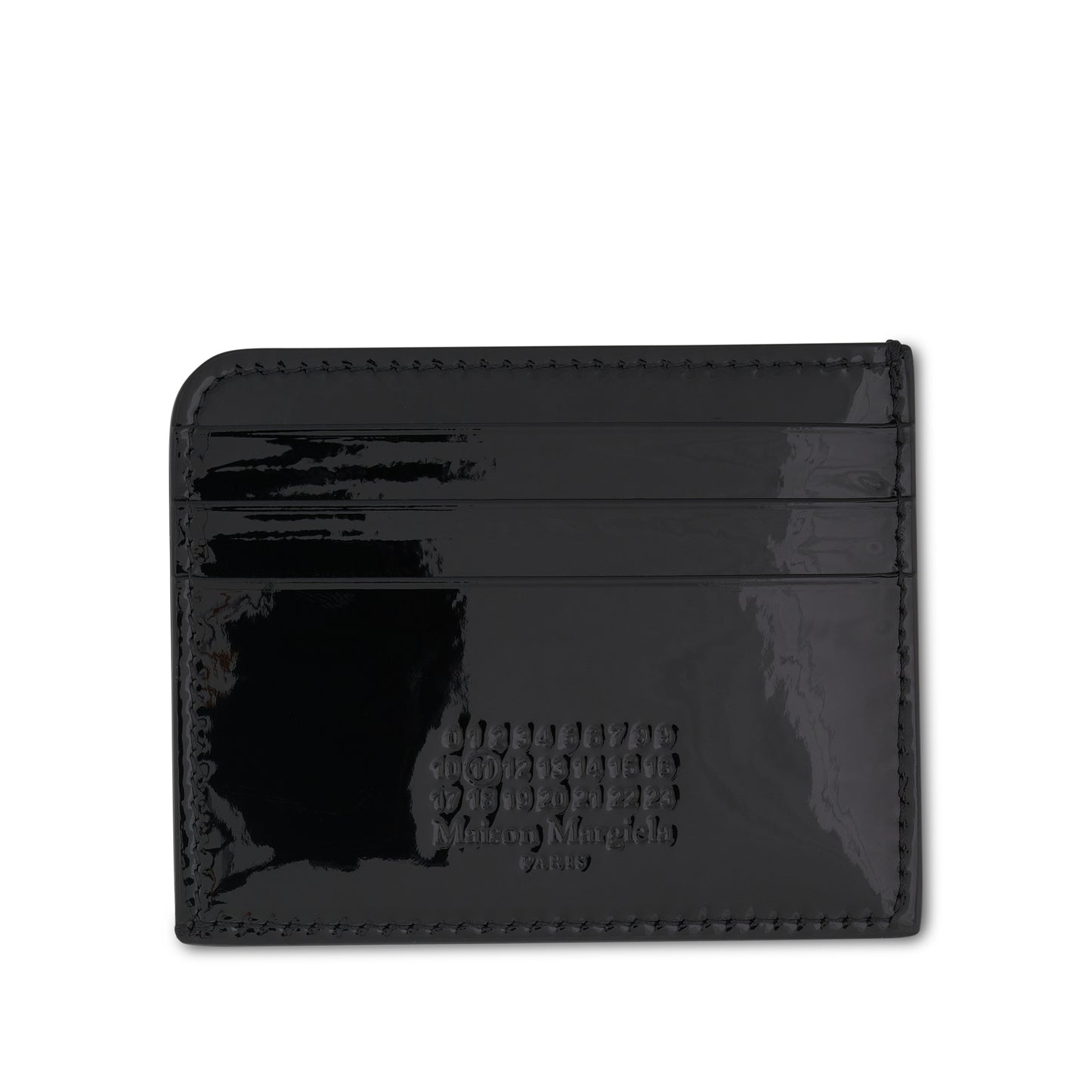 Vernice Logo Cardholder in Black